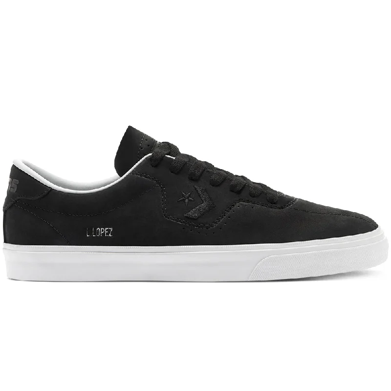 Converse Louie Lopez Pro Shoes - Black Leather/White