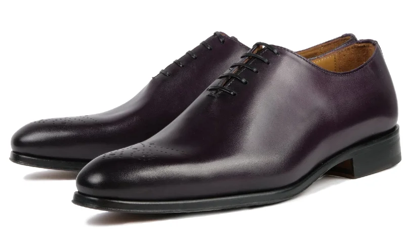 Ellington Wholecut Brogue Aubergine