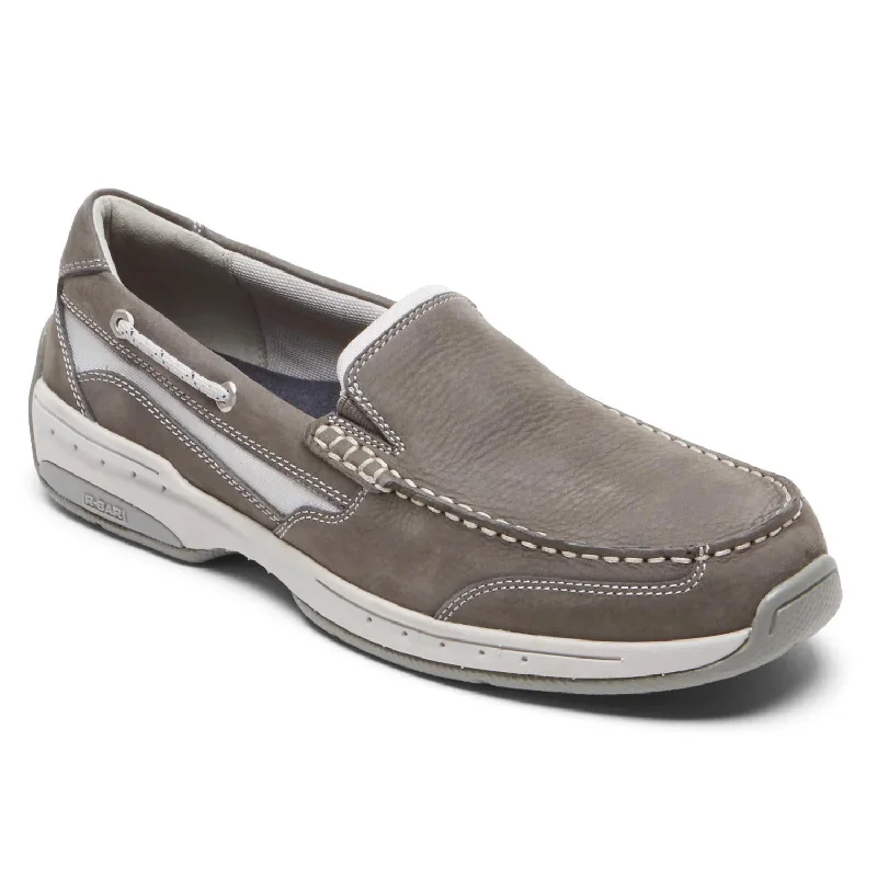 Men’S Captain Venetian Boat Shoe - D Width In Grey