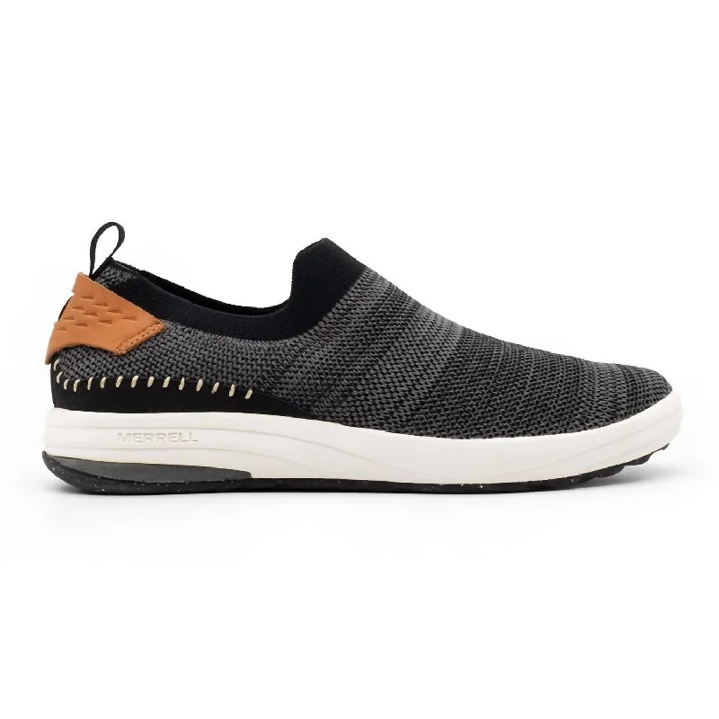 Men's Gridway Moc Casual Shoes In Black