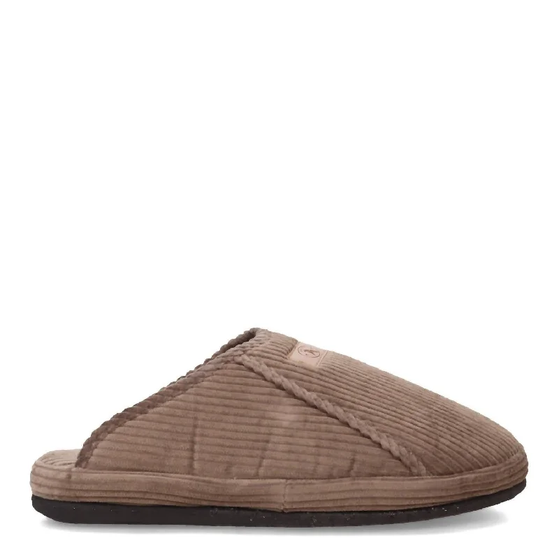 Men's Laze Slipper In Grey