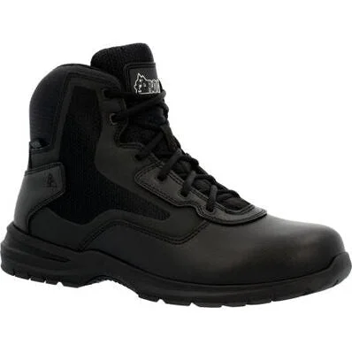 Rocky Men's Cadet 6" Side Zip Public Service Duty Boot -Black- RKD0104