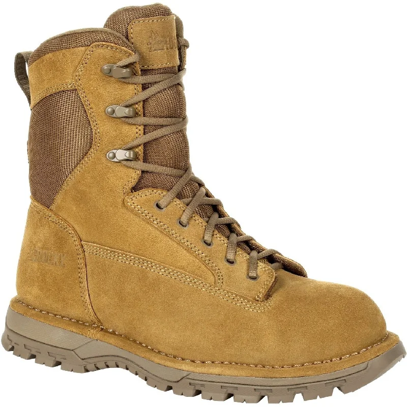 Rocky Men's Portland 8" Comp Toe WP Rubber Public Service Boot- RKD0070