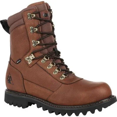 New Deals Rocky Men's Ranger 8" Soft Toe WP 800G Outdoor Boot -Brown- RKS0438