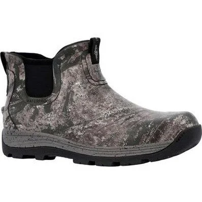 Rocky Men's Stryker 5" Soft Toe WP Pull On Rubber Boot -Realtree- RKS0618