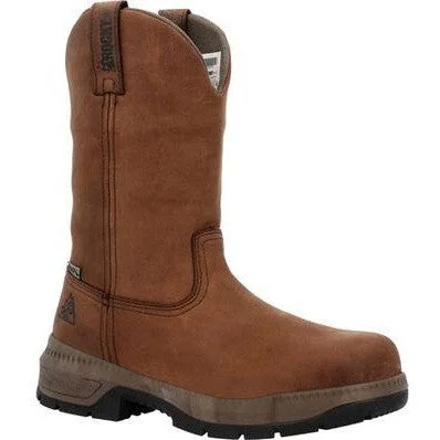 Rocky Men's Worksmart 11" Soft Toe WP Work Boot -Horse- RKK0461