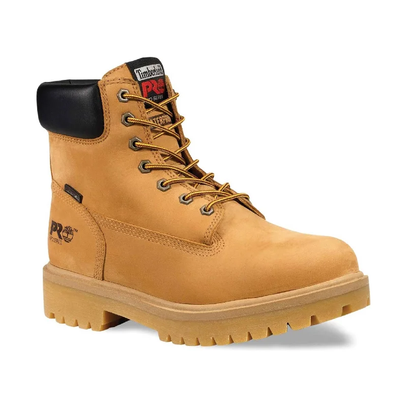 Timberland Pro Men's 6 Inch Direct Attach Insulated Steel Toe Waterproof Work Boot - Wheat