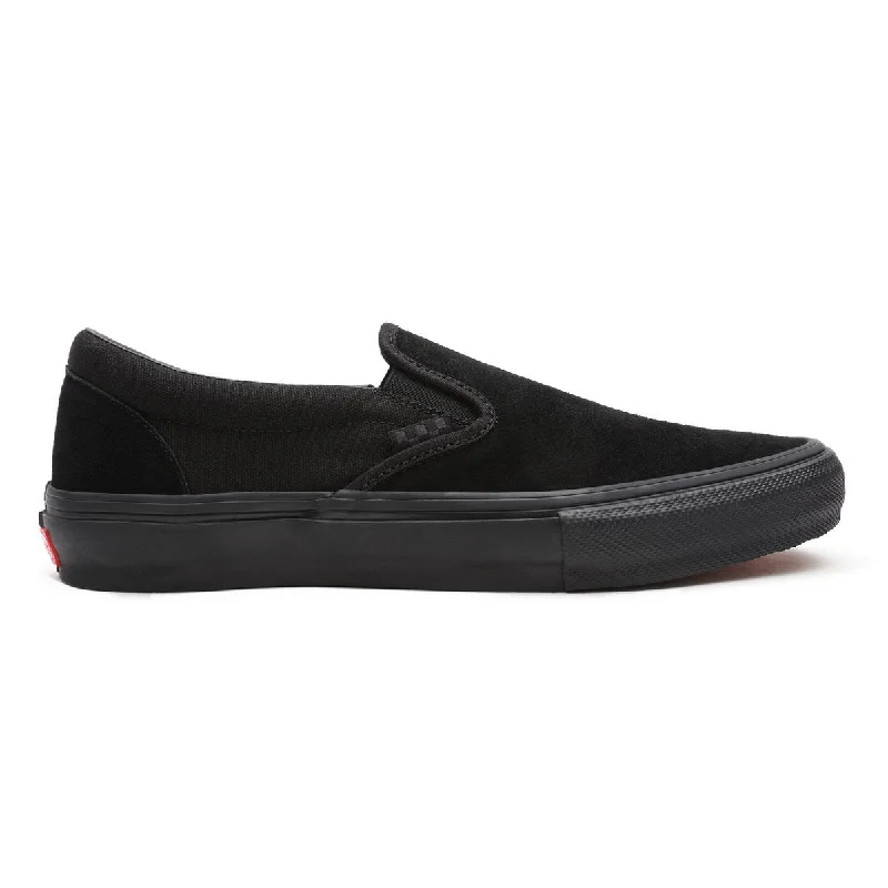 Vans Skate Slip-On Pro Skate Skateboarding Shoes - Black/Black (Blackout)