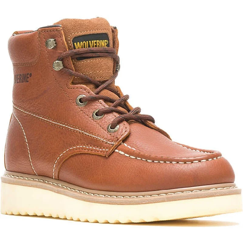 Wolverine Men's 6" Soft Toe WP Work Boot - Tan - W08288