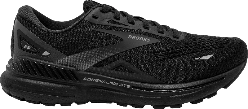 Weekend Bargains to Love Brooks Adrenaline GTS 23 WIDE FIT Mens Running Shoes - Black