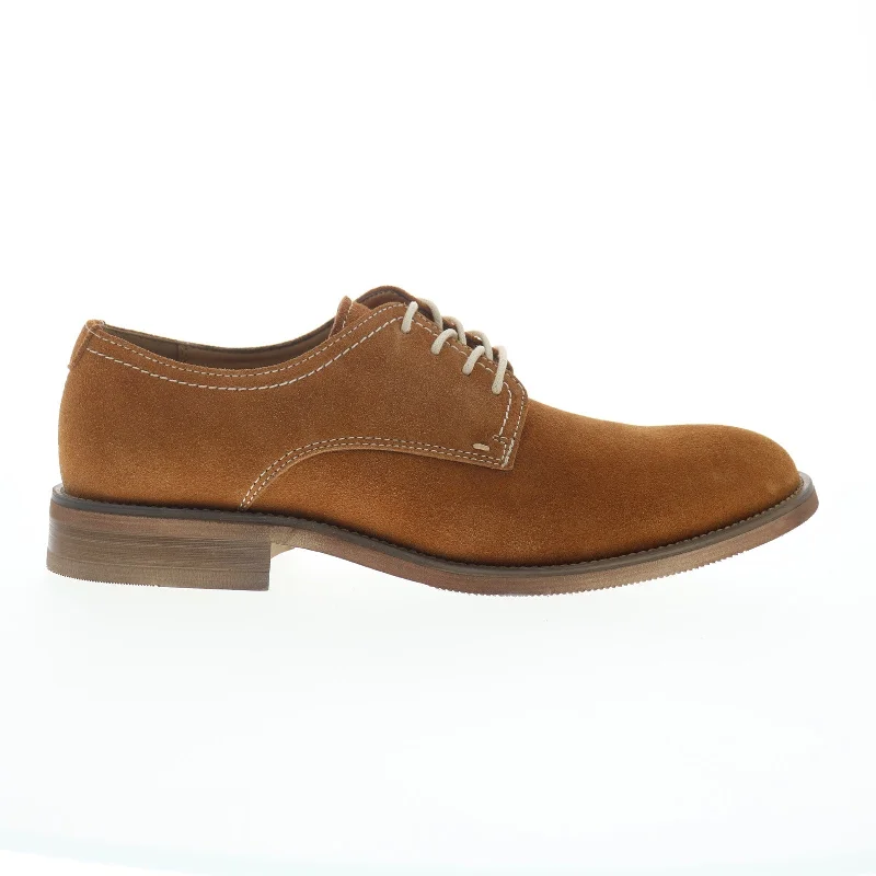 Big Savings La Milano A11328 Mens Brown Suede Oxfords & Lace Ups Plain Toe Shoes