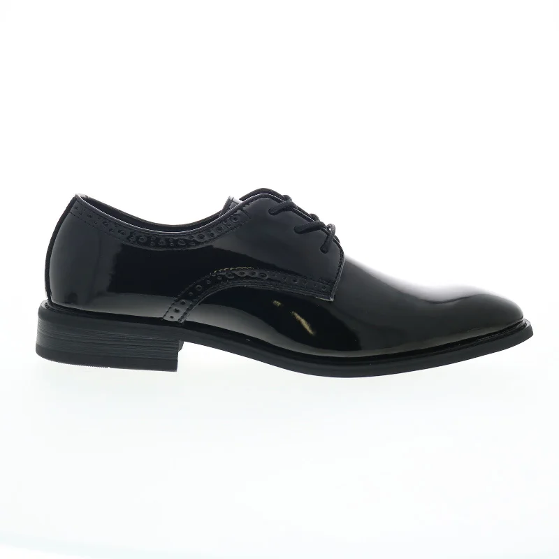 Best Choice La Milano Payton A11875 Mens Black Oxfords & Lace Ups Plain Toe Shoes
