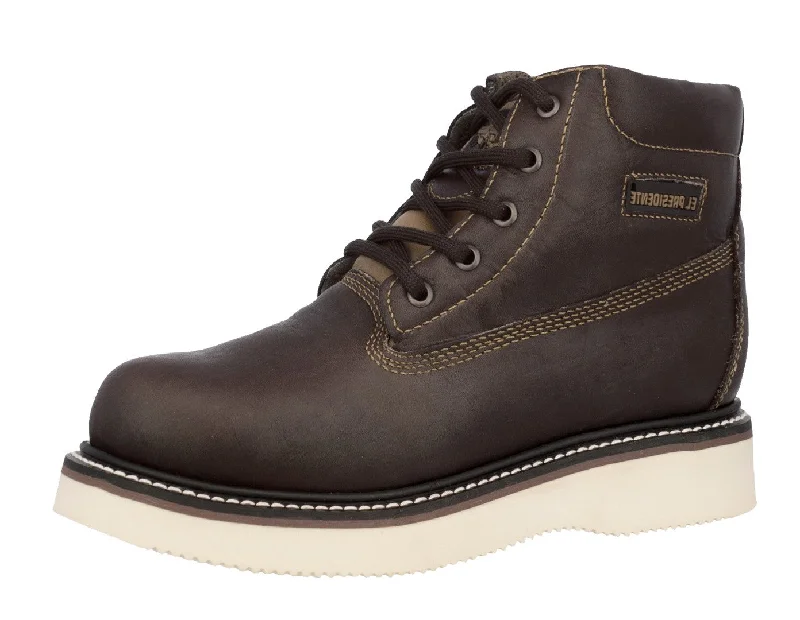 Weekend Extravaganza: Shop Now Mens 600RA Brown Work Boots Slip Resistant - Soft Toe Weekend Extravaganza: Shop Now Mens 600RA Brown Work Boots Slip Resistant - Soft Toe