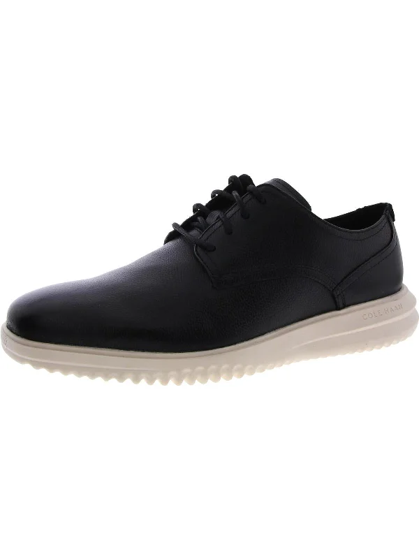 Mens Leather Comfort Oxfords