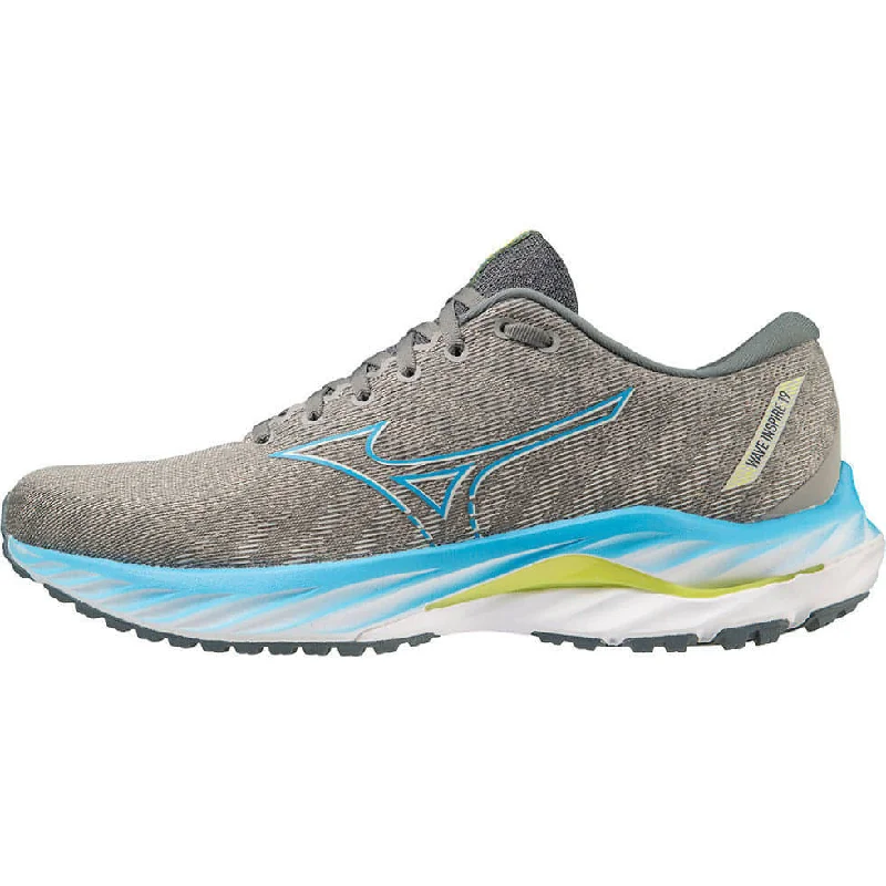 Mizuno Wave Inspire 19 Mens Running Shoes - Grey