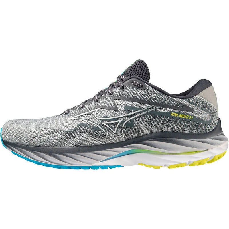 Mizuno Wave Rider 27 Mens Running Shoes - Grey