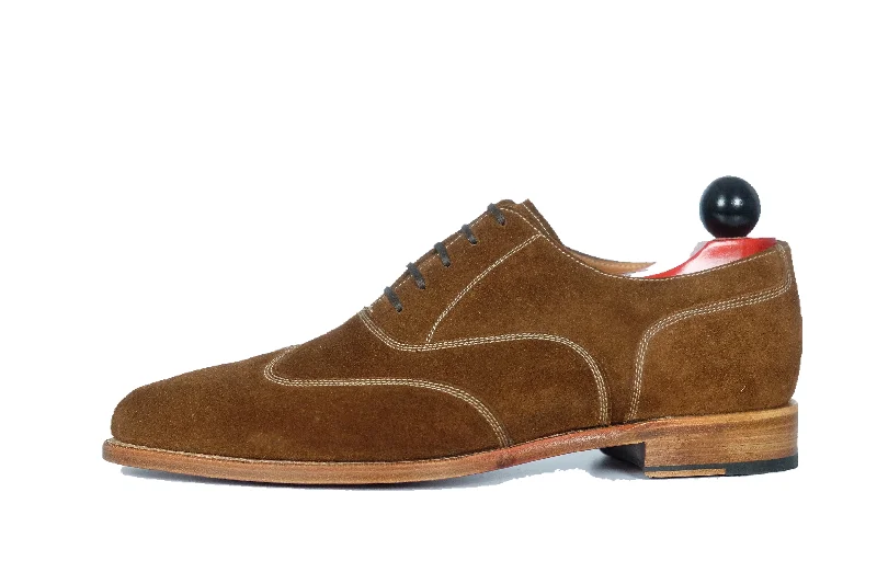 Pullman - MTO - Snuff Suede - JKF Last - Single Leather Sole