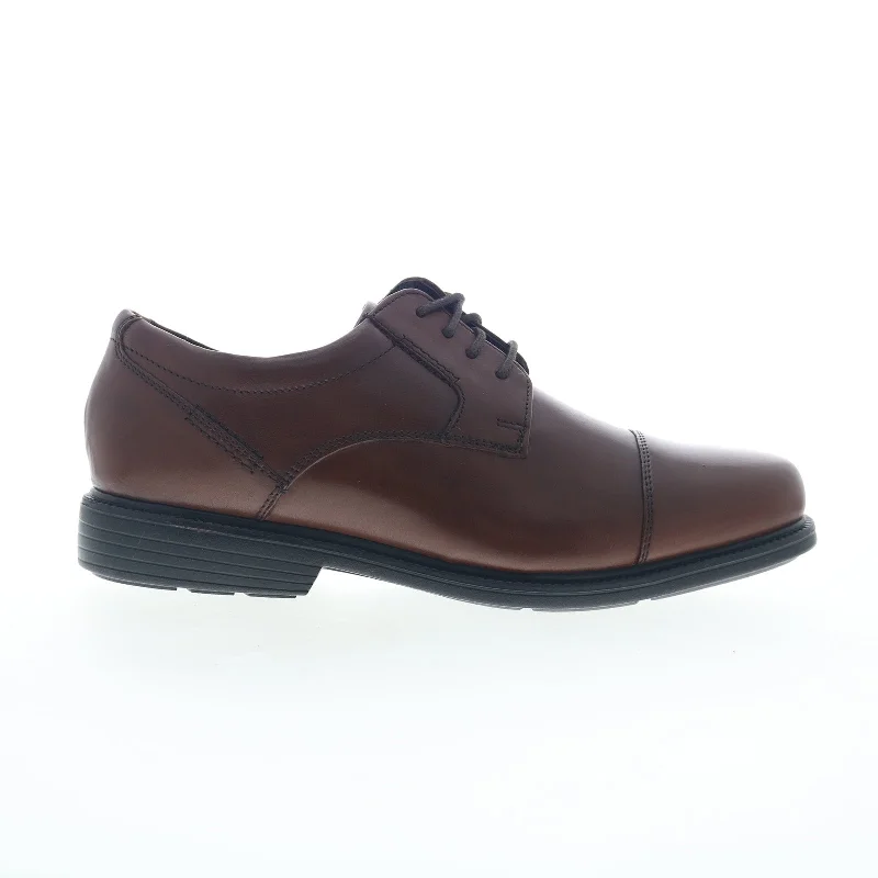 Crazy Savings Rockport Charles Road Cap Toe Mens Brown Oxfords & Lace Ups Cap Toe Shoes