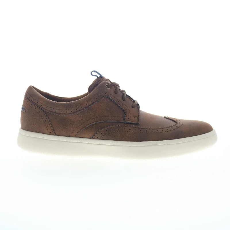 Best Deals Rockport Colle Wing Tip Mens Brown Wide Oxfords Wingtip & Brogue Shoes