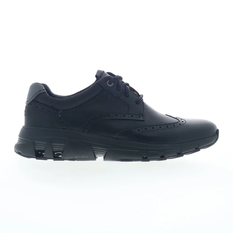 Act Now Rockport ReboundX Wingtip Mens Black Oxfords Wingtip & Brogue Shoes