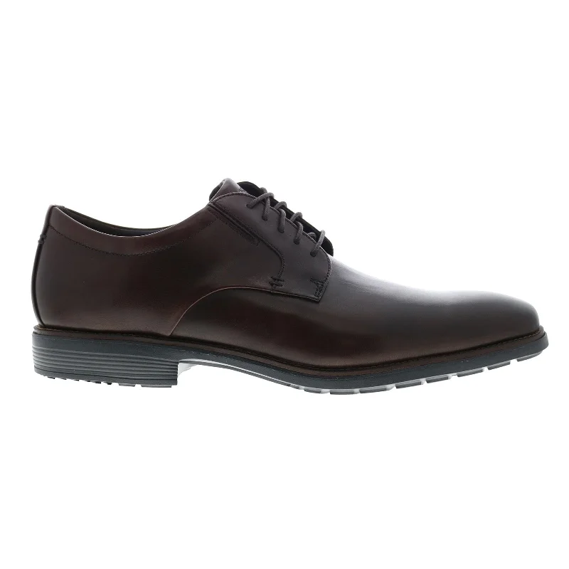 Mega Sale Rockport Total Motion Amalfi Plain Toe Mens Brown Wide Oxfords Shoes