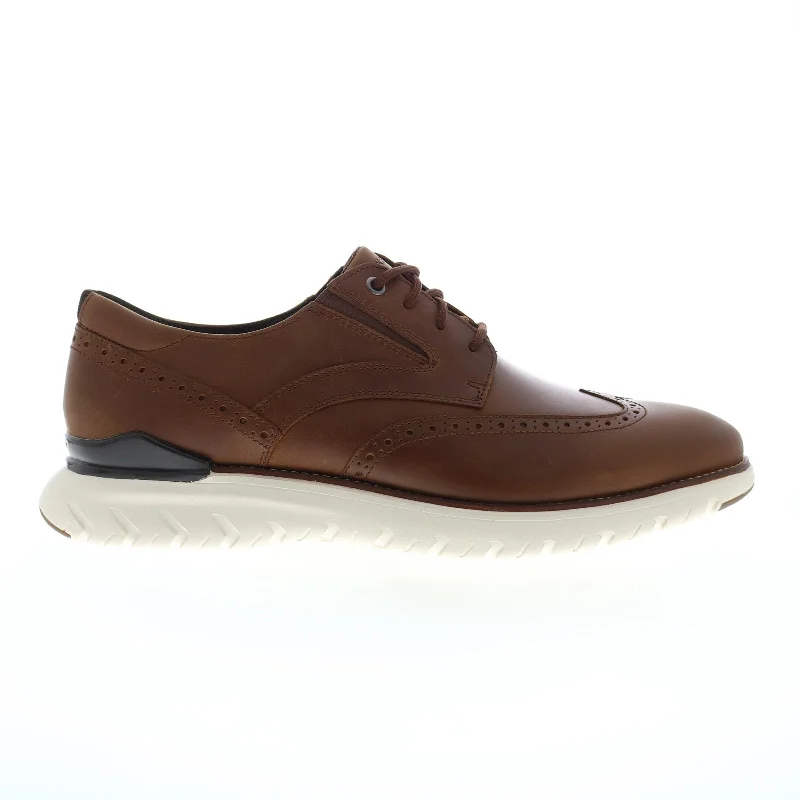 Buy More, Save More Rockport Total Motion Sport Wingtip Mens Brown Wide Oxfords & Lace Ups Shoes Buy More, Save More Rockport Total Motion Sport Wingtip Mens Brown Wide Oxfords & Lace Ups Shoes